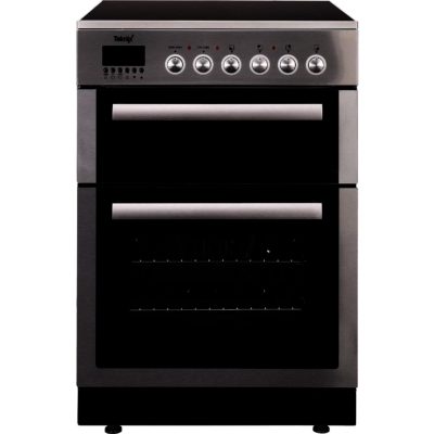 Teknix TK61DCX 60cm Double Oven Electric Ceramic Cooker in Stainless Steel  with 5 Year Parts & Labour Guarantee